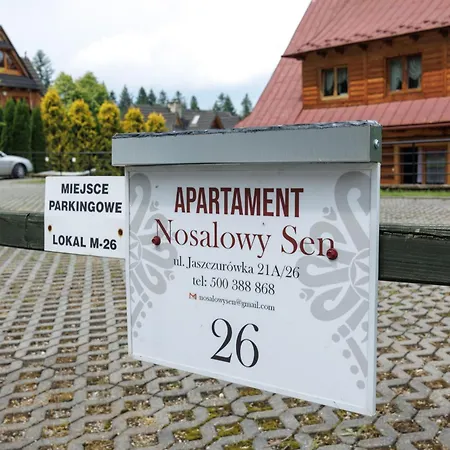 Apartment Nosalowy Sen Jacuzzi & Sauna